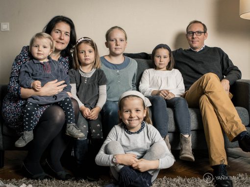 Séance photo de famille à domicile à Croix
